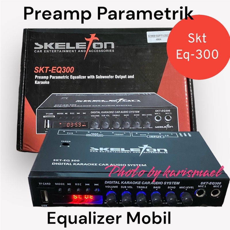 pream parametrik equalizer mobil skeleton ex300
