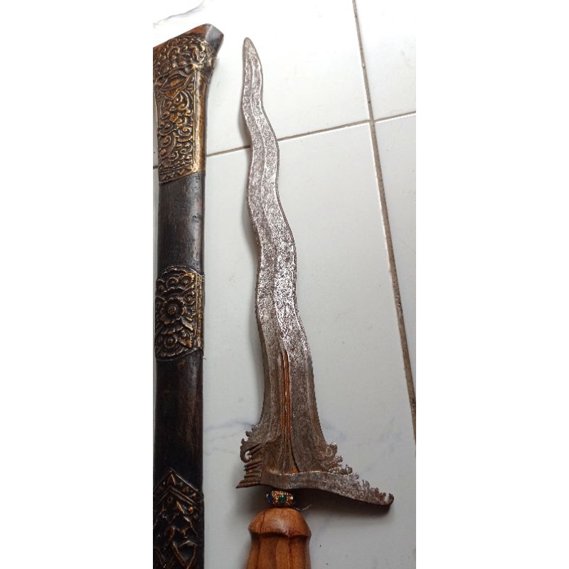 Keris Bali besar gede panjang bilah 46cm