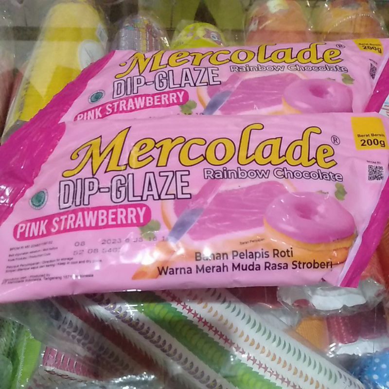 

Mercolade Dip Glaze Pink Strawberry 200gr