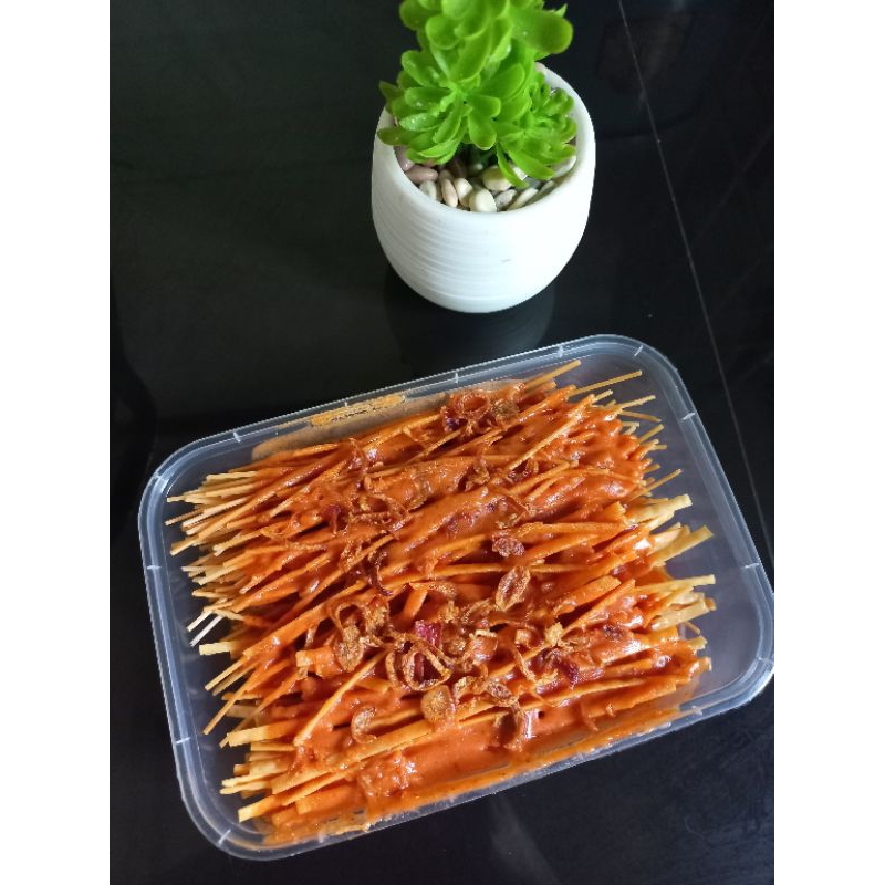 

Mie lidi rasa Balado ukuran box 650ml