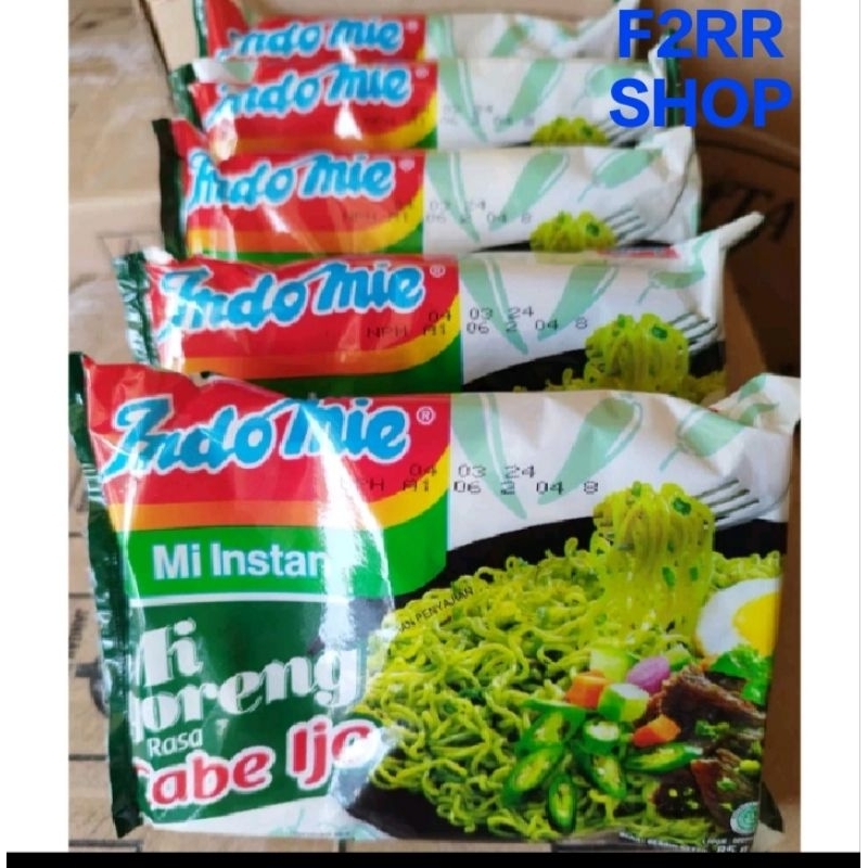 Indomie Goreng Cabe Ijo isi 5pcs.