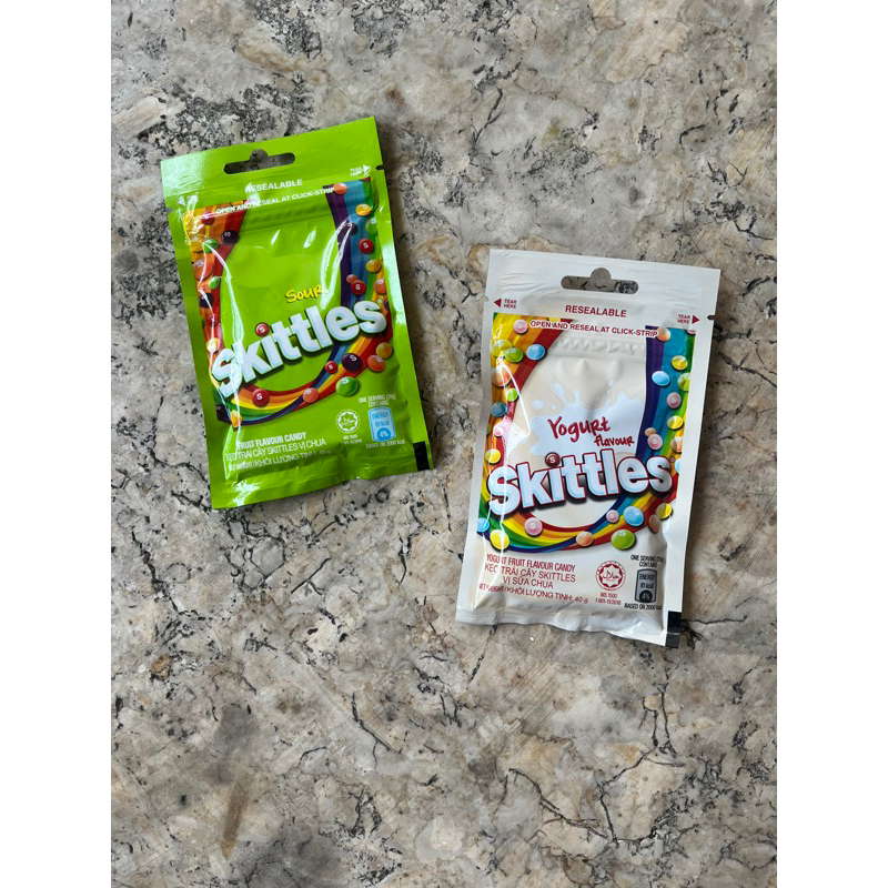 

[PRODUCT MALAYSIA] candy permen skittles 40 gr rasa yogurt / sour original malaysia HALAL (satuan)