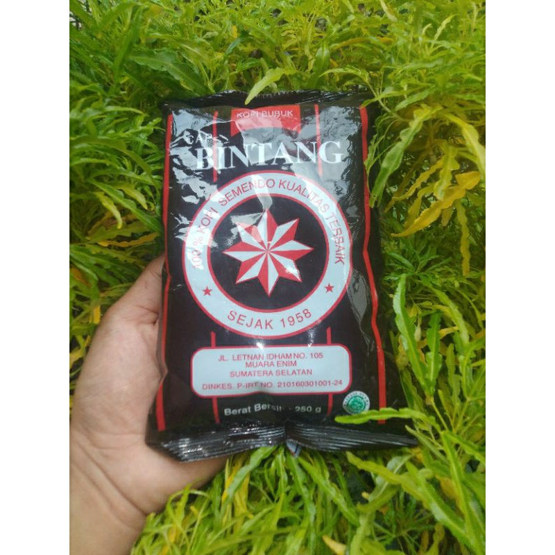 

Kopi Bubuk Cap Bintang Asli Semendo Kemasan 250 Gram