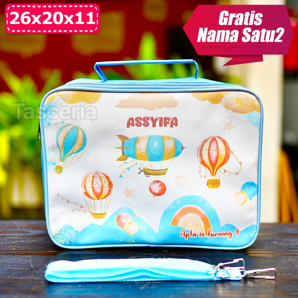 

Goodiebag Selempang Ultah Anak Custom Premium Balon udara