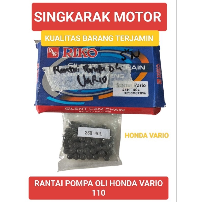 RANTAI POMPA OLI HONDA VARIO 110 KUALITAS TERJAMIN