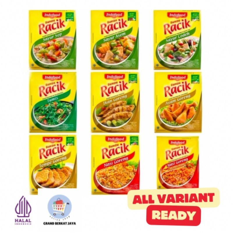 

Bumbu Racik Indofood Varian Bumbu Masak instan