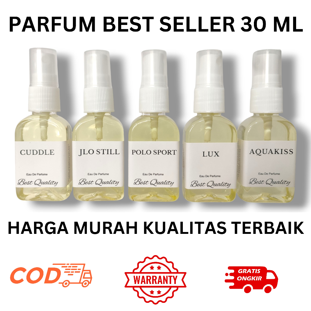 [ GROSIR ] PARFUM REFILL PLASTIK PREMIUM BEST SELLER 30 ML-PARFUM PRIA WANITA TERLARIS HARGA TERMURA