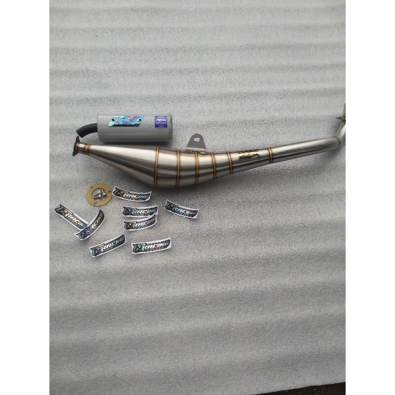 Kenalpot NXL RACING PRODUCT Type Kolong Samping Fiz R Stainles