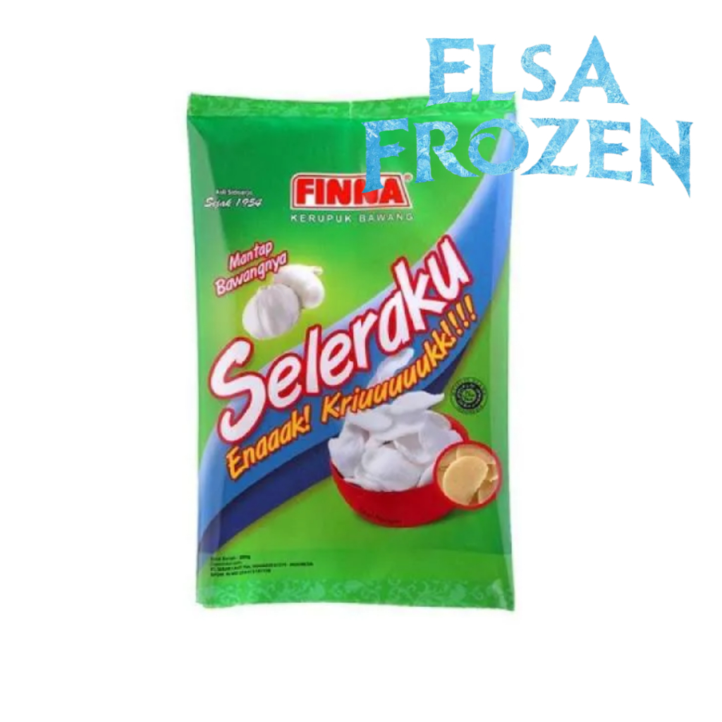

FINNA KRUPUK RASA BAWANG SELERAKU 200GR / KERUPUK MENTAH
