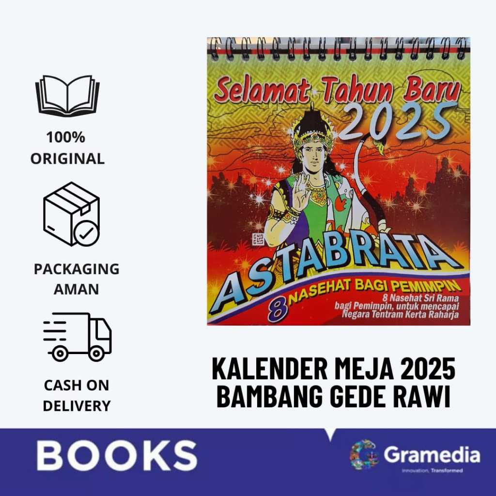 

GRAMEDIA GALERIA BALI-KALENDER MEJA 2025 BAMBANG GEDE RAWI