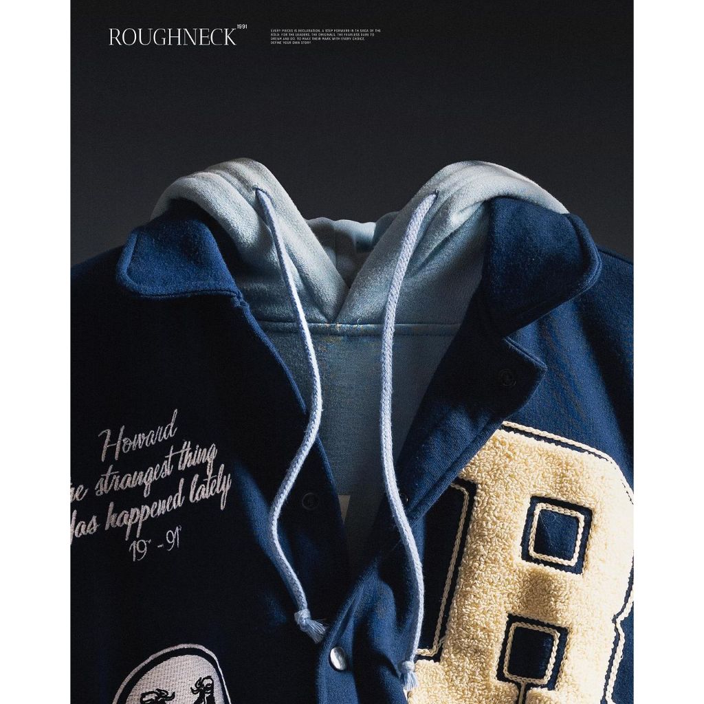 Roughneck VB008 Blue Beast Varsity Jacket