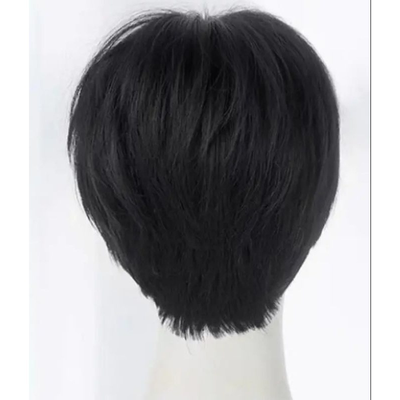 Wig Pria Rambut Palsu Rambut Palsu Dewasa Cowok Pendek Wig Korea Style Rambut Palsu Pria Rambut