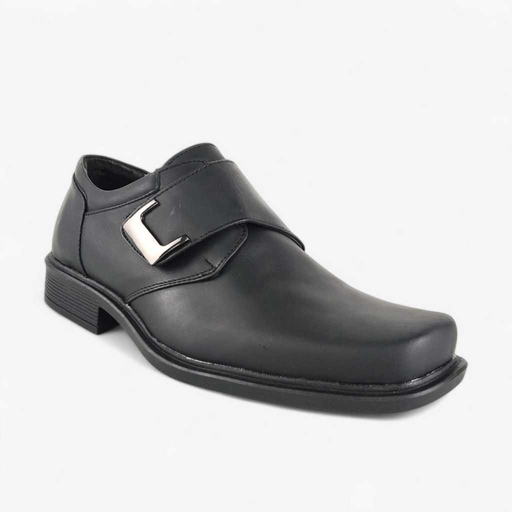 Sepatu Pantofel Hitam Kulit Pria Borsano 2216 Original