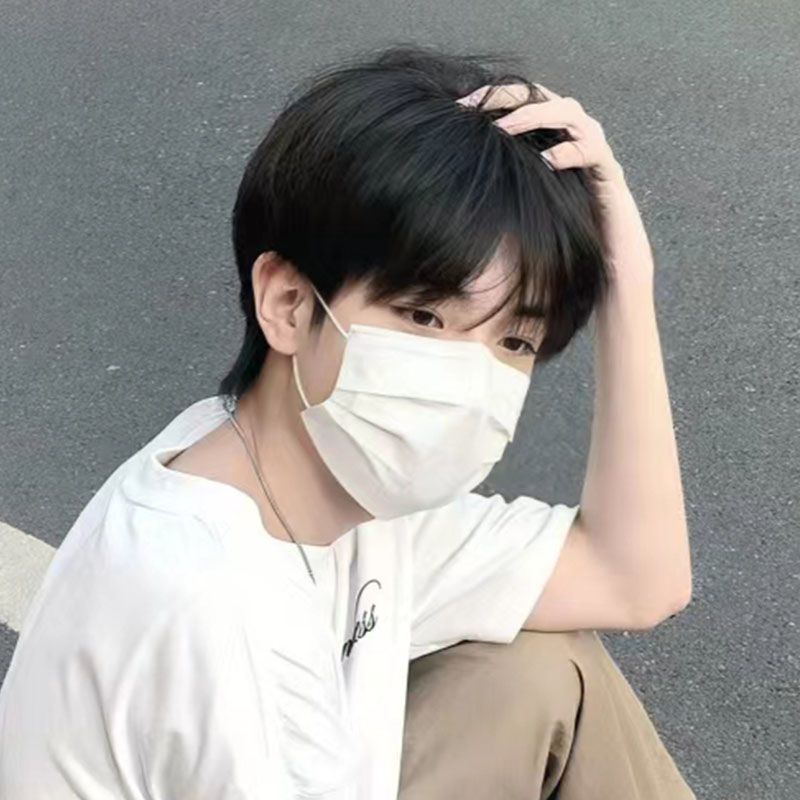 Rambut Palsu Rambut Palsu Dewasa Wig Pria Cowok Pendek Wig Korea Style Rambut Palsu Pria Rambut