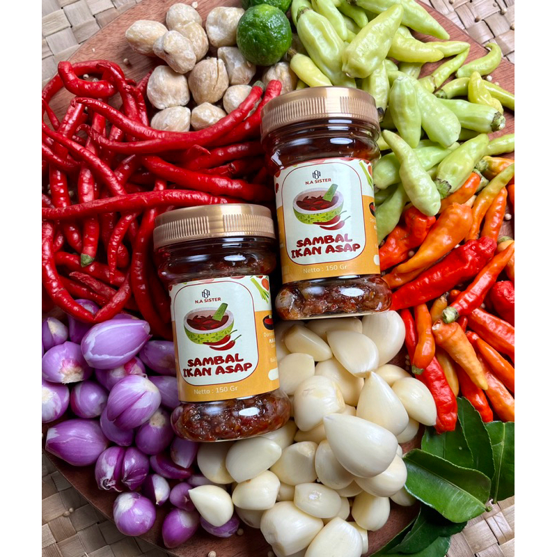 

sambel NA SISTER sambal ikan asam sambal udang sambal cumi 150gr