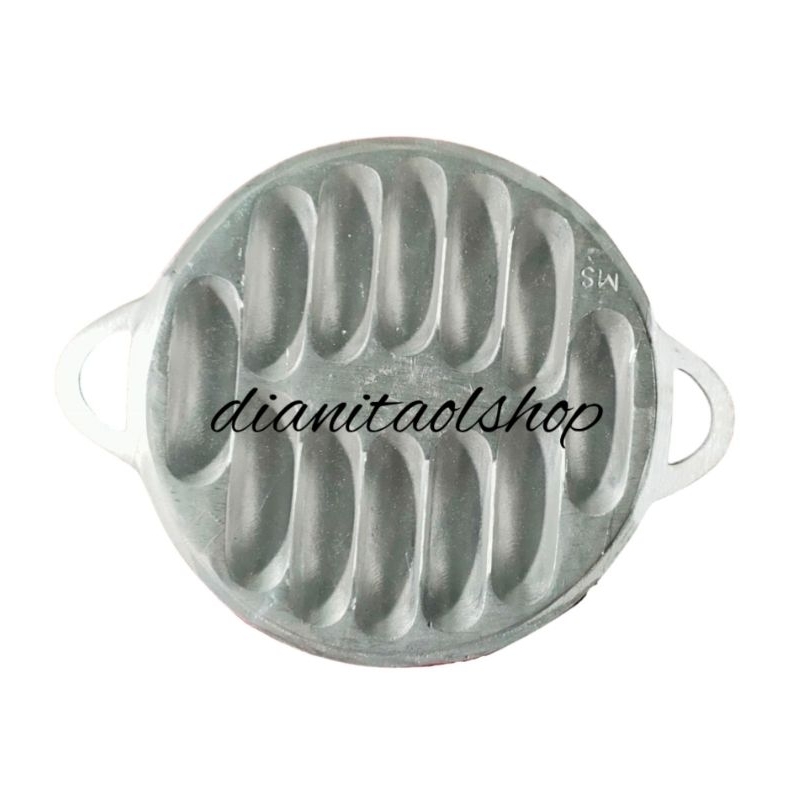 pukis bulat isi 12 besar/cetakan aluminium/cetakan kue