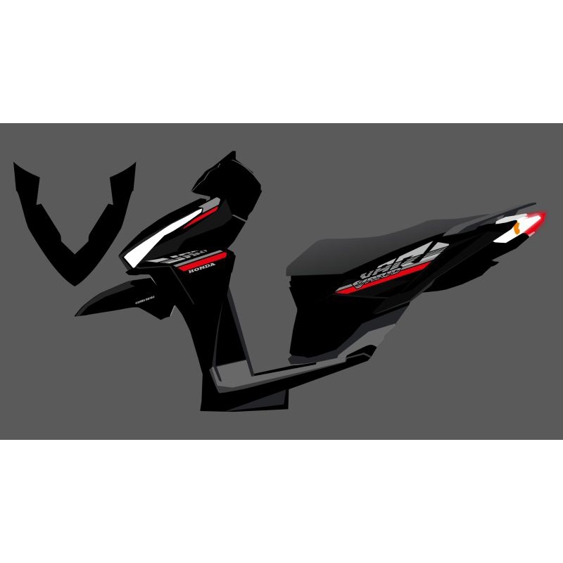 STRIPING GLOSSY VARIO LED OLD 125-150 COSTUM COPY MOTIF ORI