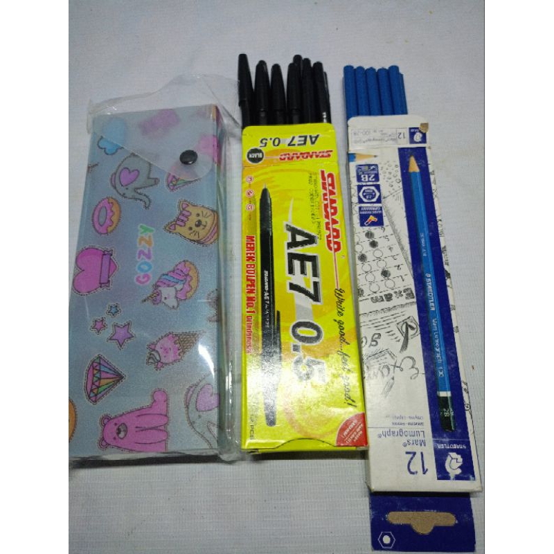 

PAKET ATK PENSIL STAEDLER BOLPOIN STANDART KOTAK PENSIL