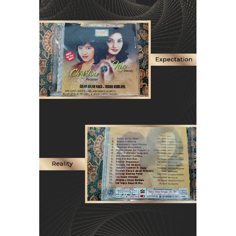 CD audio Christine Panjaitan feat Nia Daniaty