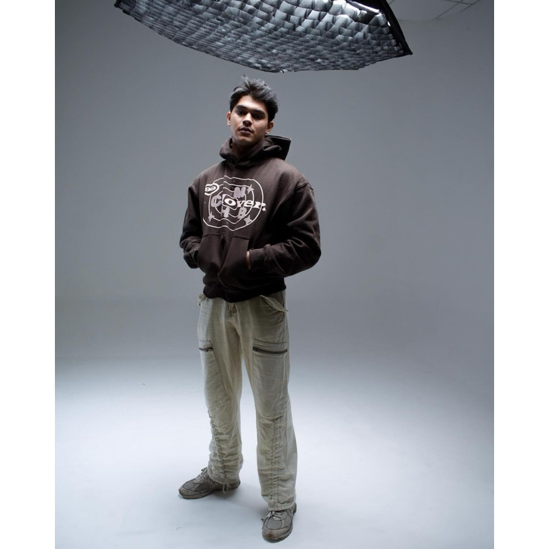 Boxy Hoodie Chambre de 99 Clover - Chocolate