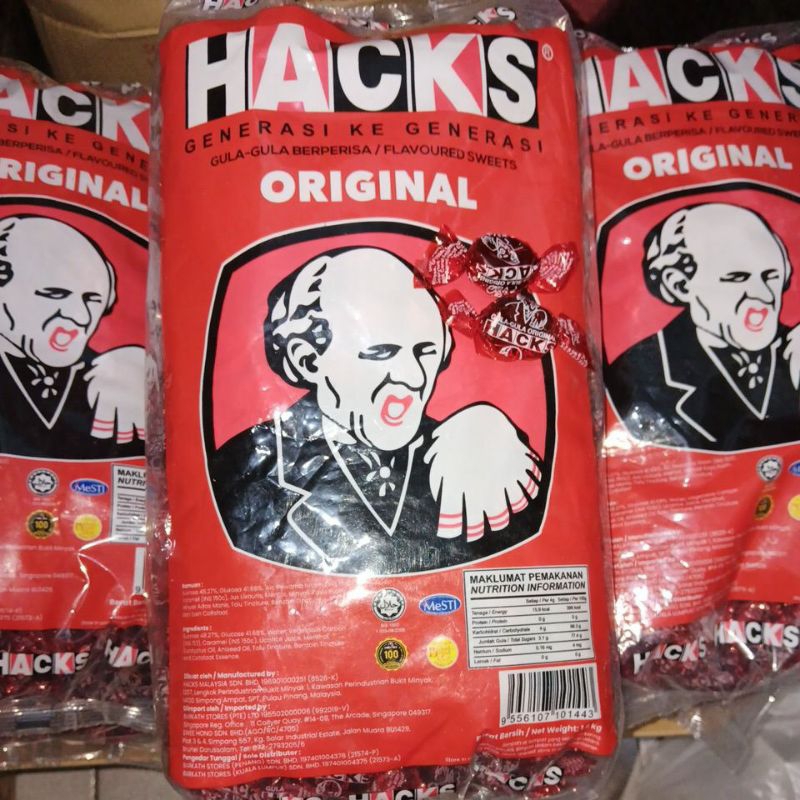 

Permen gula gula Hacks Original 1.8kg