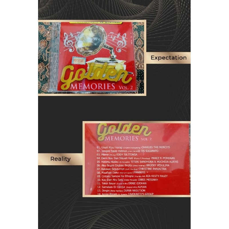 CD audio golden memories vol 2