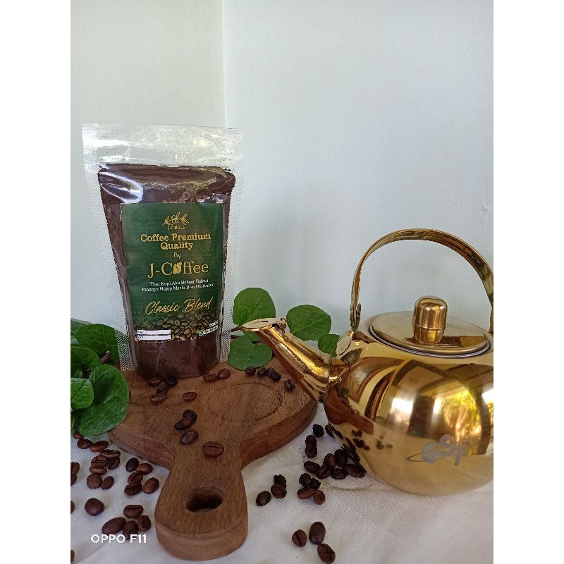 

Kopi bubuk J-coffee dari biji kopi berkwalitas tanpa campuran