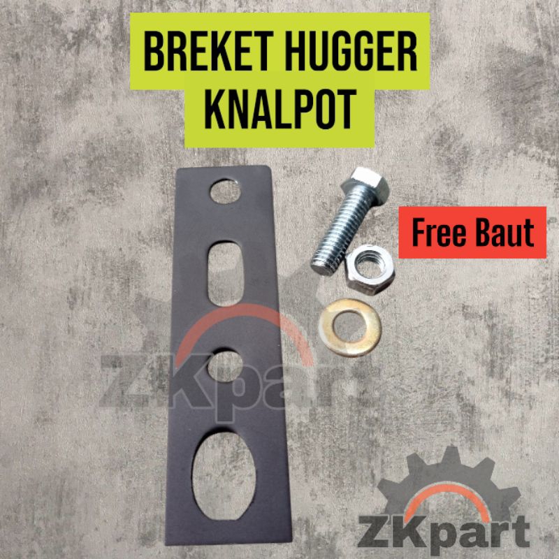 Breket Bracket Huger Hugger Airblade Knalpot free baut tebal dan 1,5mm Bracket Hugger Knalpot Beat S