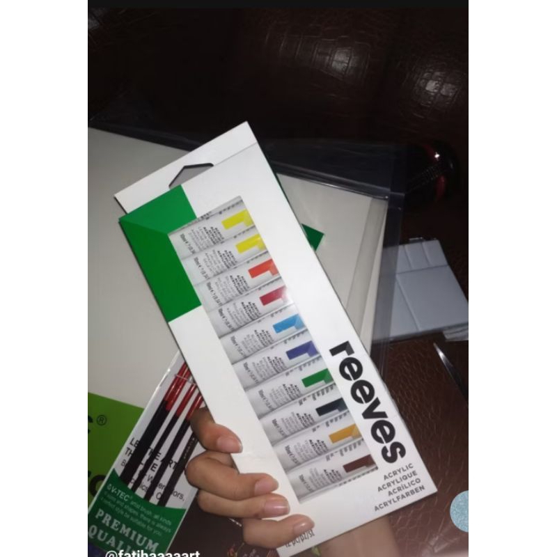 

REEVES ACRILIK SET 12 WARNA TUBE MINI