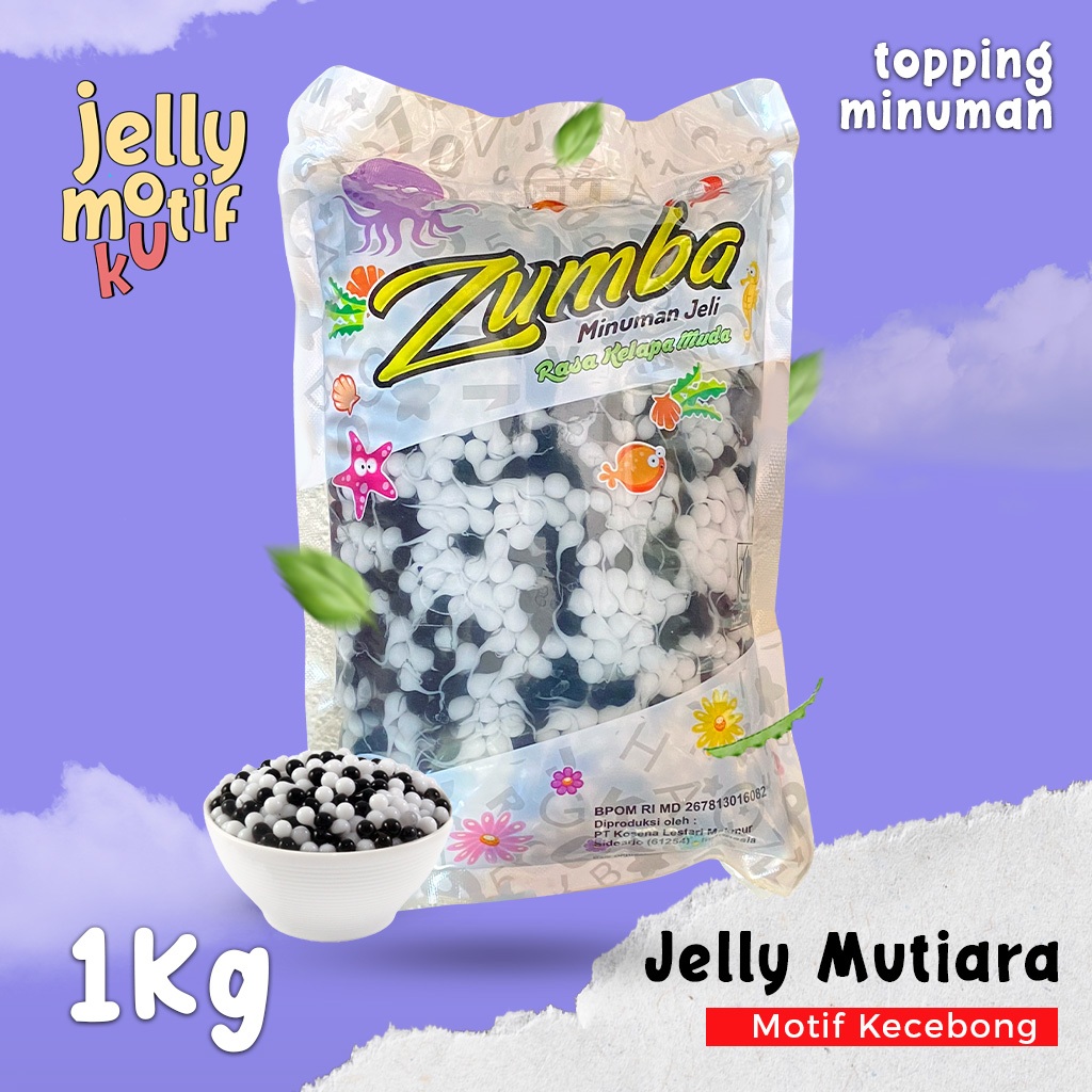 

Topping Minuman Jelly Mutiara Kecebong Hitam Putih Zumba 1kg