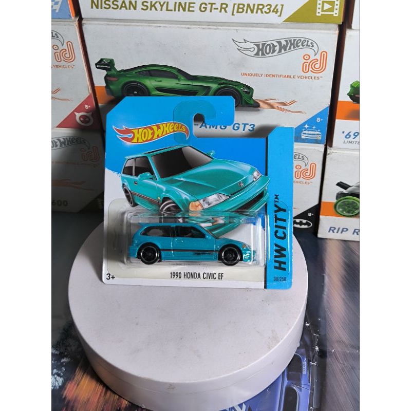 hotwheels shortcard 1990 Honda Civic EF Tosca HW CITY