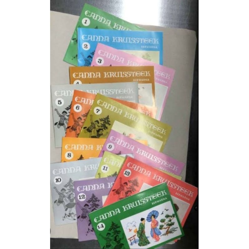 Pola Cetak Sulam/Kristik Canna