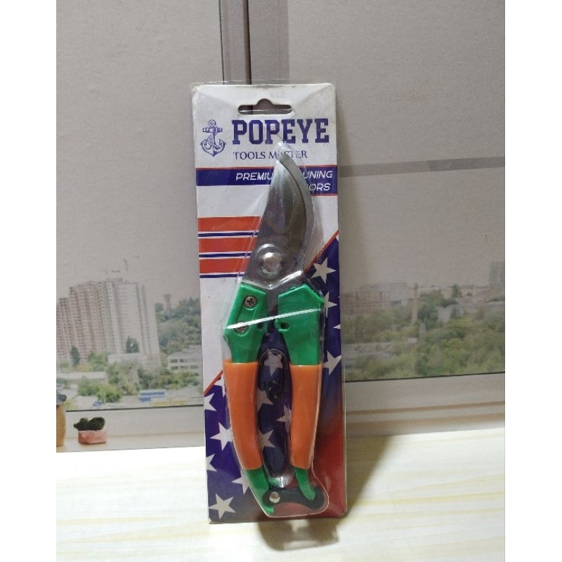 Gunting Dahan Ranting Tanaman "Popeye / Gunting Stek Premium Quality "Popeye"