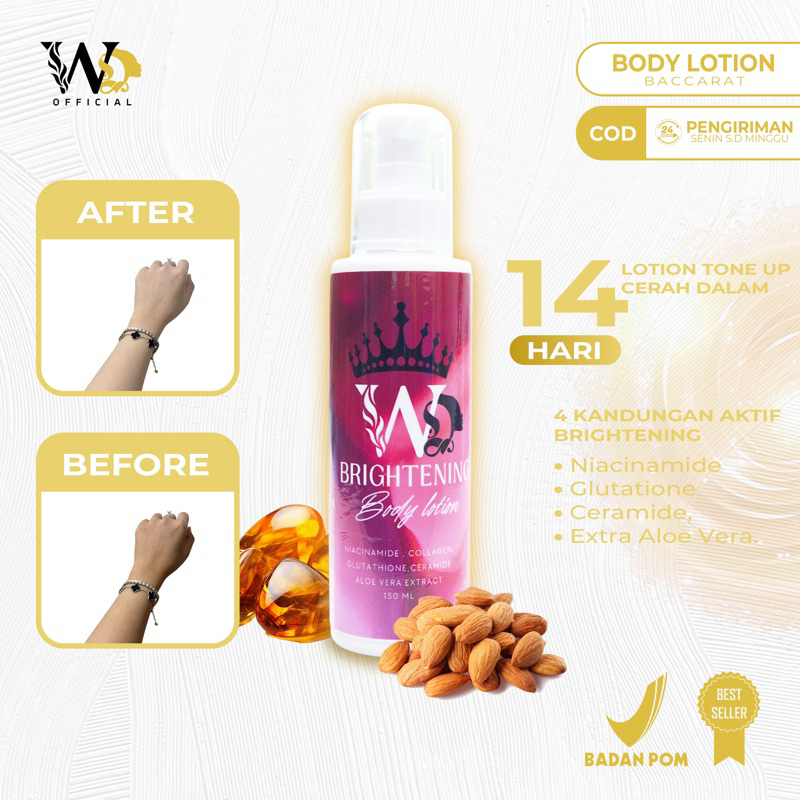WD Brightening Body Lotion – Cerah Instan, Glowing Seharian, Gak Lengket