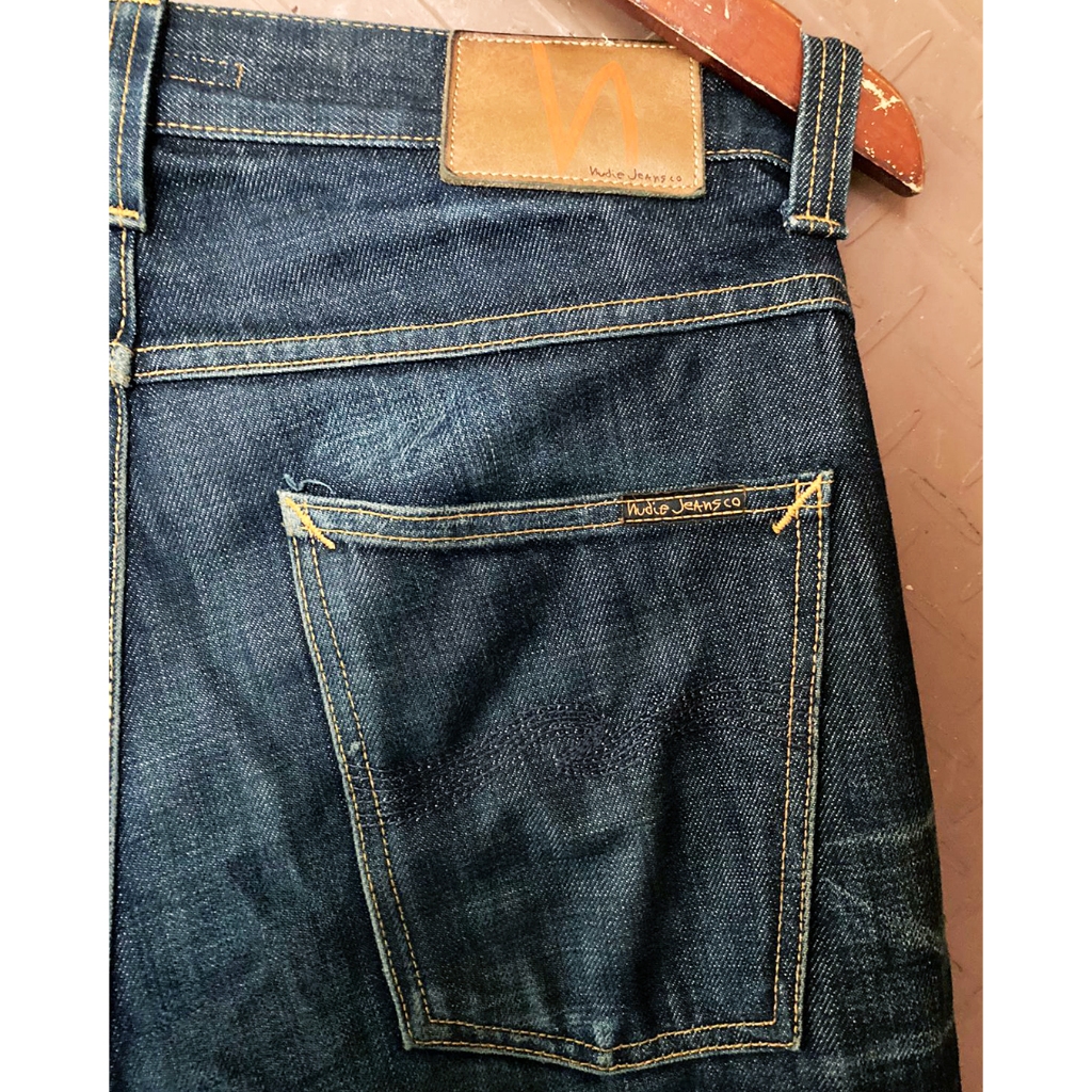 Nudie Jeans average joe not oldblue nbdn sage wingman