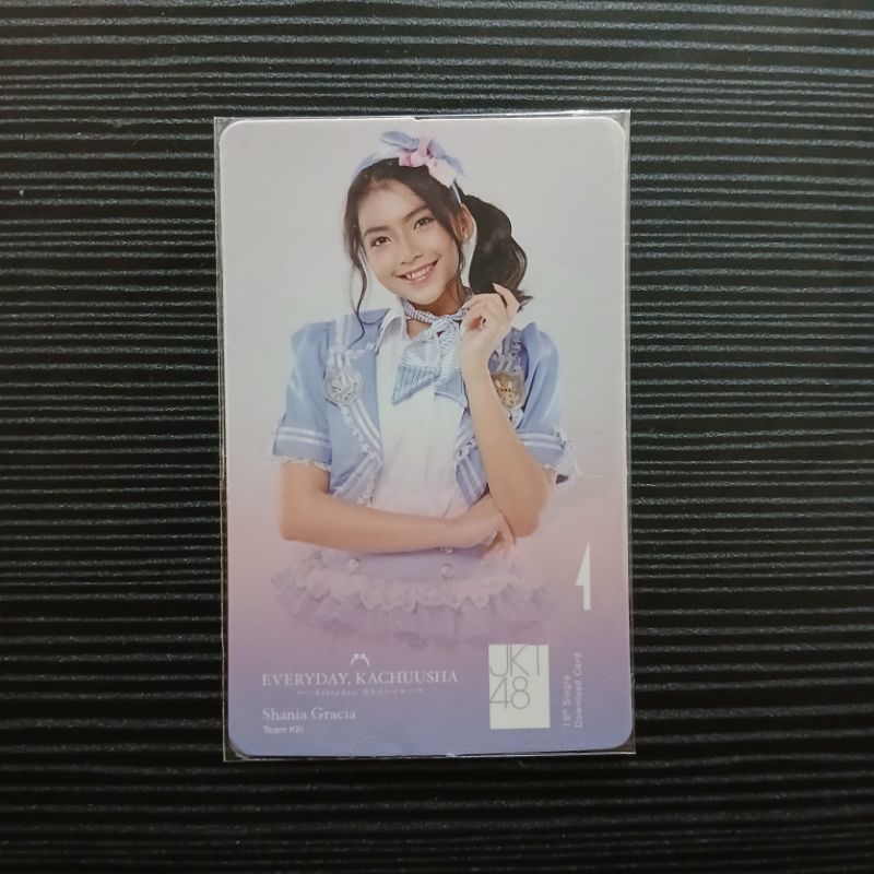 Music Card Photocard JKT48 Gracia Everyday Kachuusha