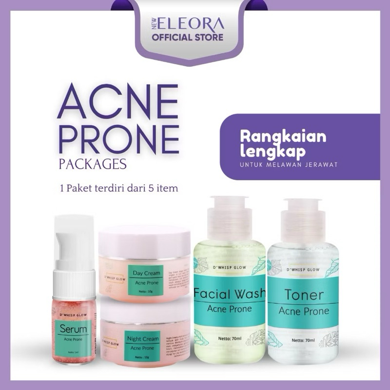 CREAM /KRIM ELEORA DWHISP GLOW  ACNE PRONE