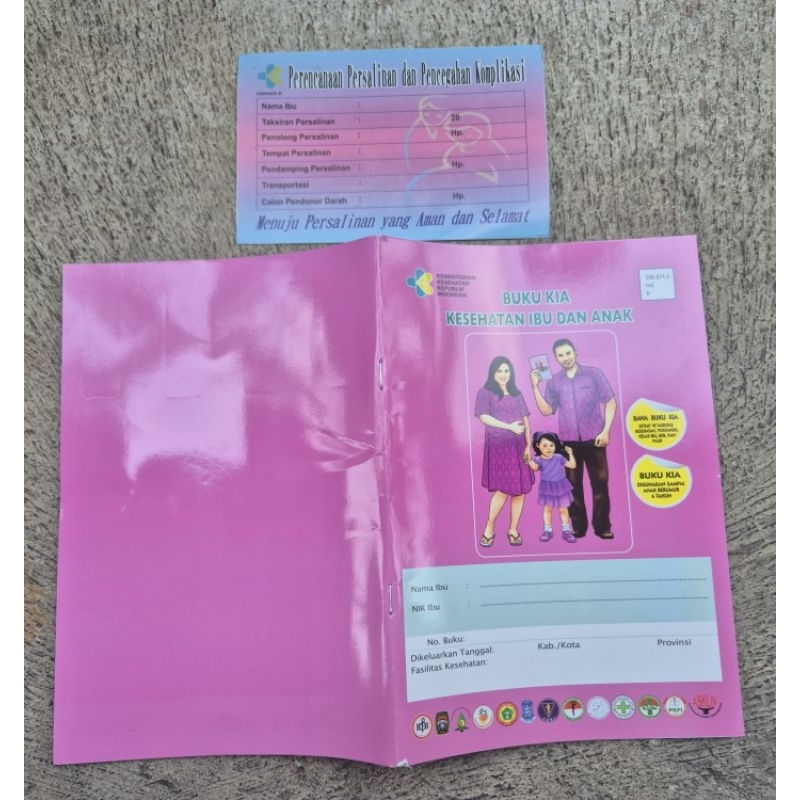 

Buku Kia 2023 ukuran besar 17x25 cm spesifikasi DINKES gratis Sticker P4K cover mengkilat