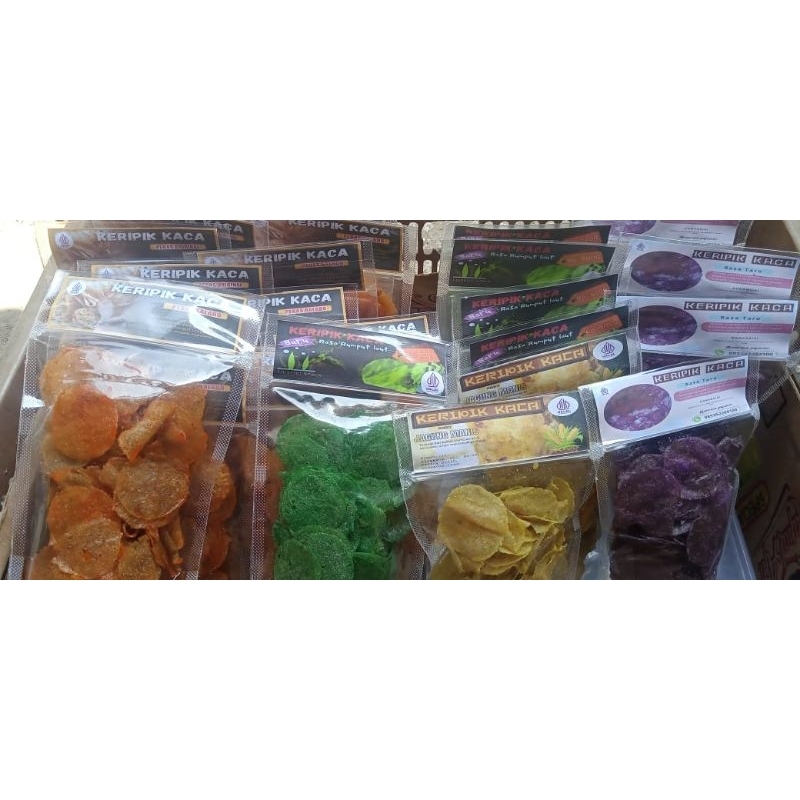 

keripik kaca varian rasa 80 gram
