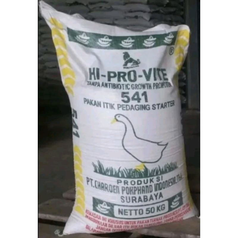 Hi pro vite Pur pakan itik entok bebek unggas 541 kemasan 15 kilo