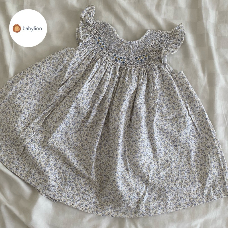 (Preloved) Darcy and Rae Bishop Dress - Hand Smocked