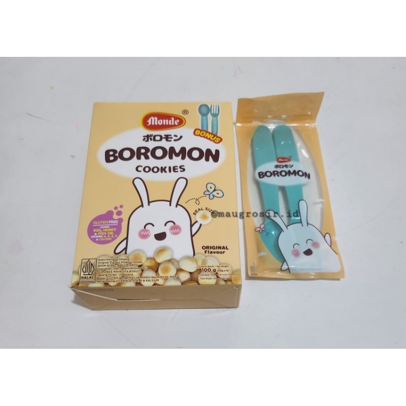 

NEW Monde Boromon Cookies Original Flavour Bonus Sendok Garpu