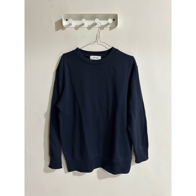 Mila Owen Navy Sweatshirt Mila Owen Crew Neck Top Sweater Long Sleeve Top Navy Basic Long Sleeve Top