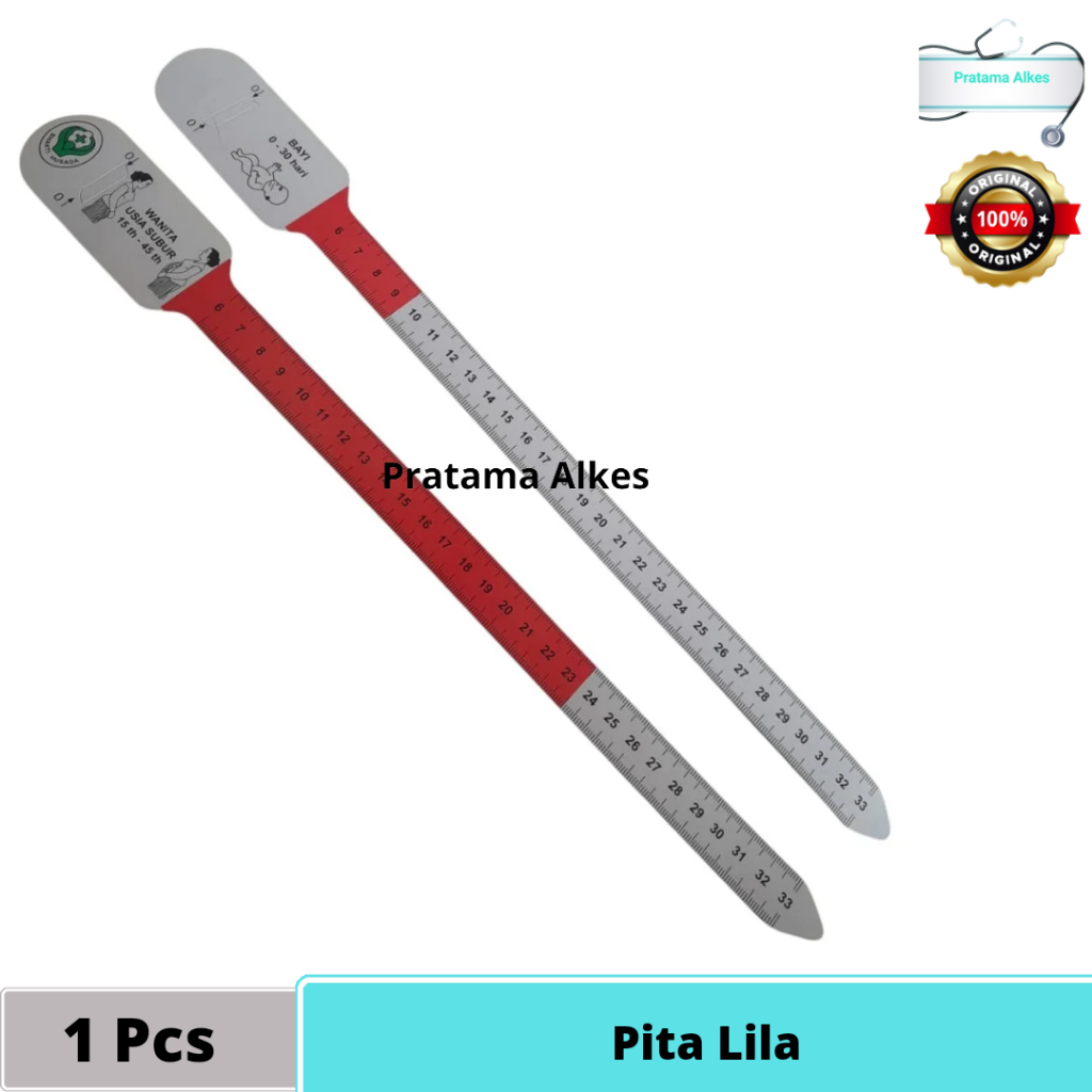 Pita Lila / Pengukur Lingkar Lengan Ibu Hamil / Pita Lyla / Meteran Lila
