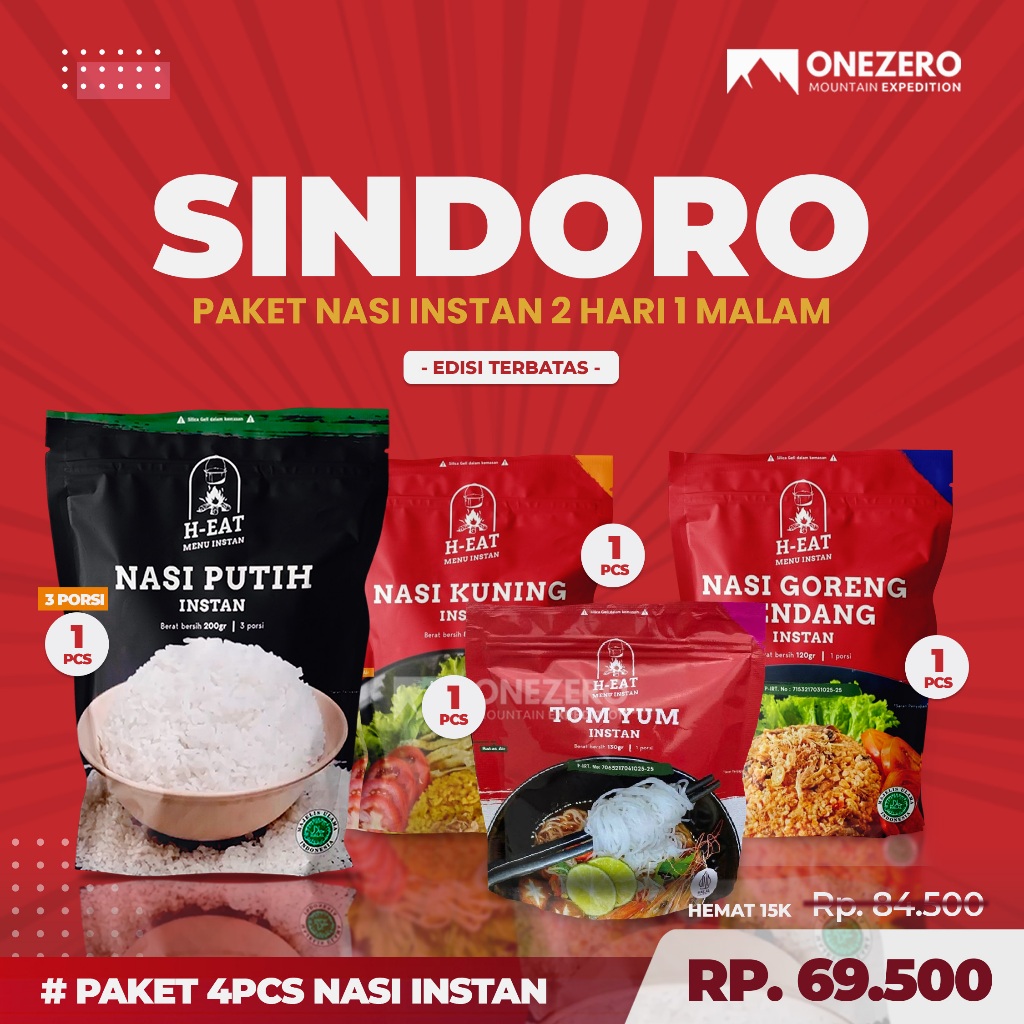 

H EAT RANSUM NASI INSTAN PREMIUM CEPAT SIAP SAJI - [ TINGGAL SEDUH AIR PANAS ]