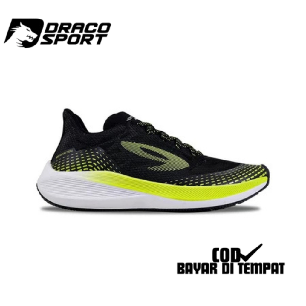 910 Sepatu Lari HAZE 1.5 HITAM/HIJAU/NEON/PUTIH