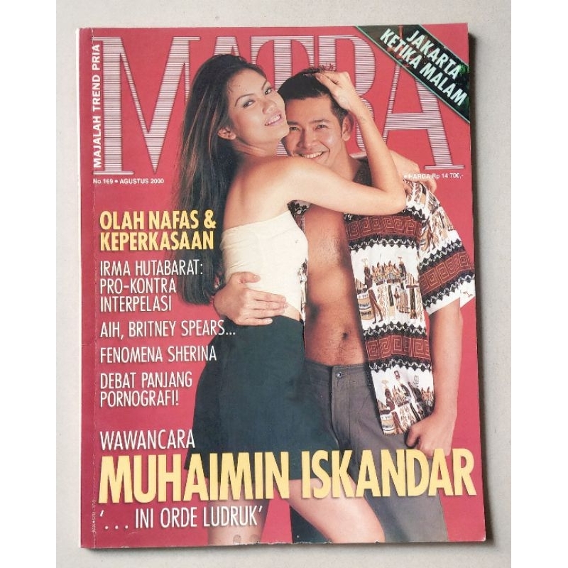 Majalah Matra Agustus 2000 : Cover Ferry Salim - Biografi Jan Mintaraga - Sherina Munaf - Britney Sp