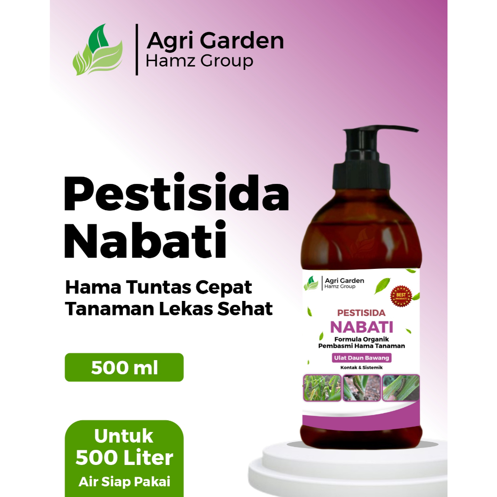 AGRI - PESTISIDA NABATI UNTUK ULAT DAUN BAWANG AMPUH 500ML
