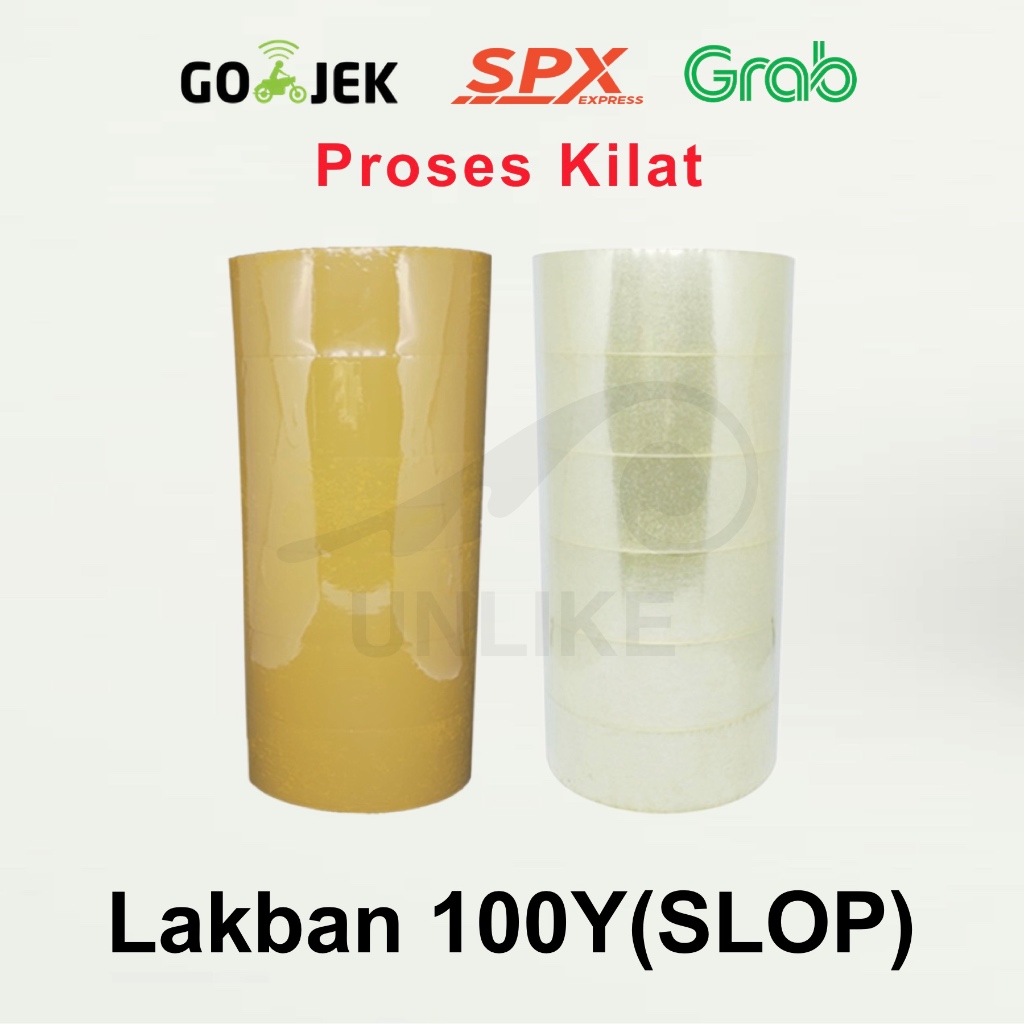 

Lakban Bening Coklat 100Y(1 SLOP) TERMURAH