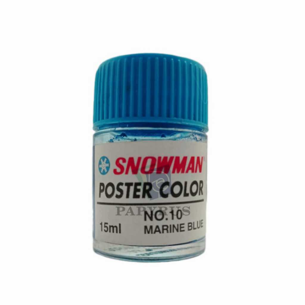 

CAT POSTER / POSTER COLOR SNOWMAN MARINE BLUE